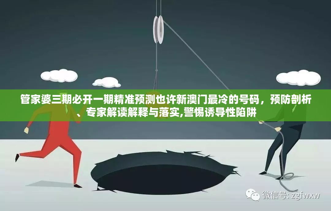 管家婆三期必开一期精准预测也许新澳门最冷的号码，预防剖析、专家解读解释与落实,警惕诱导性陷阱