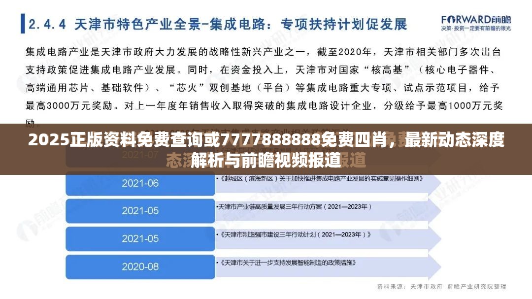 2025正版资料免费查询或7777888888免费四肖，最新动态深度解析与前瞻视频报道